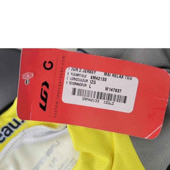 Garneau Cycling Jersey Mens Large Andean Heath Blockcore Athleisure Sportswear - Picture 6 of 6